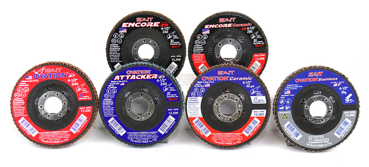 United Abrasives Fiberglass Backed Flap Discs